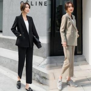 セットアップ パンツスーツ レディース ジャケット ダブルブレスト フォーマル スーツセット スーツ ロングパンツ 上下セット 2点セット 通勤 O Ec Ecshop 通販 Yahoo ショッピング