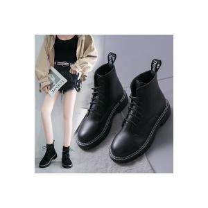 ブーツ レディース スウェード PU レザー ショートブーツ