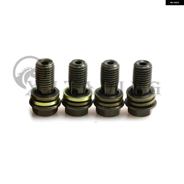 並行輸入品 4個 M8/M10*1.25*22MM ブレーキマスター シリンダー オイルホース スク...