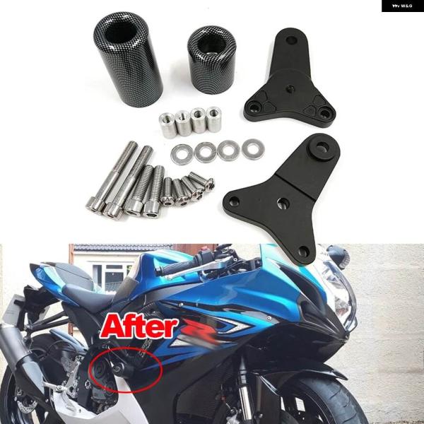 並行輸入品 GSX-R 750 ノーカット フレーム スライダー クラッシュ フォールディングプロテ...