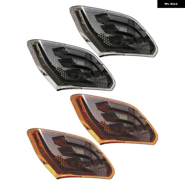 並行輸入品 2個 LED ウィンカー サイド マーカーライト 2018-2022 ジープ ラングラー...