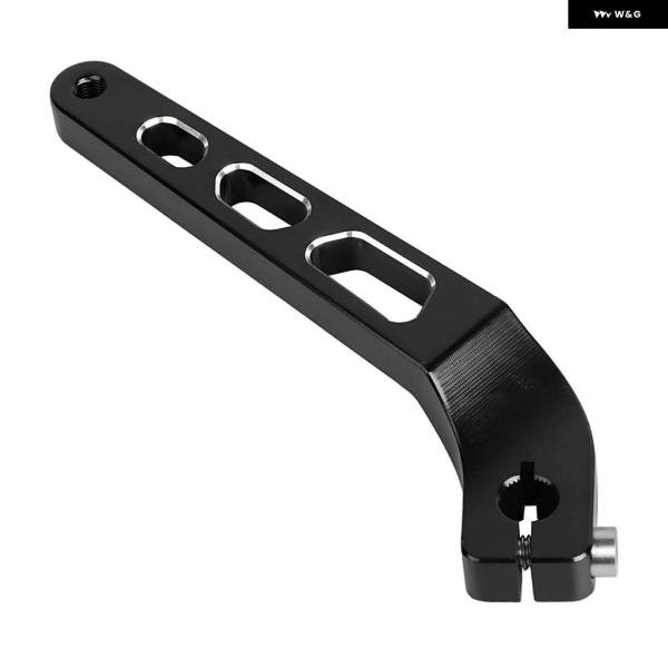 並行輸入品 CNCカット ブラック シフター レバー ハーレー ダイナ ファットボブ FXDF FX...