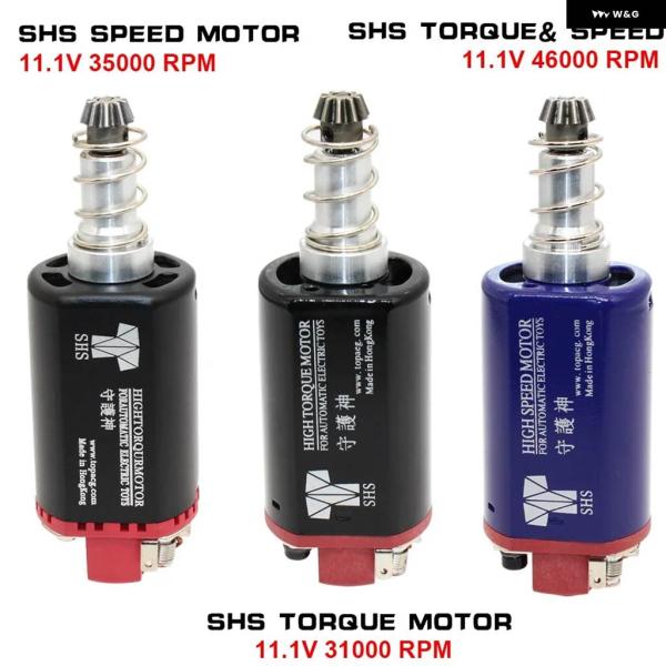 並行輸入品 SHS AEG 480 モーター ロング アクスル 高トルク/スピード モーター ギア ...