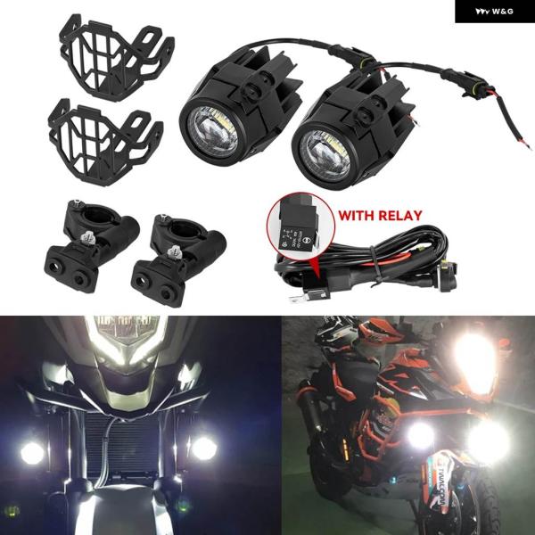 並行輸入品 補助灯 LED スポットドライビング フォグランプ R1200GS F800GS K16...