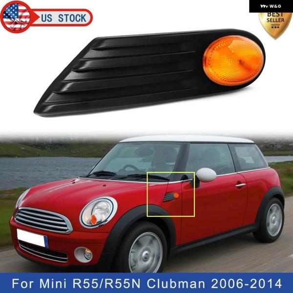 並行輸入品 MINI COOPER R56 2007-2013 LHフェンダーサイド マーカーライト...
