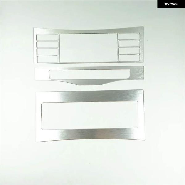 並行輸入品 センター コンソール エアコン CD フレーム デコレーション カバー トリム 3個 メ...