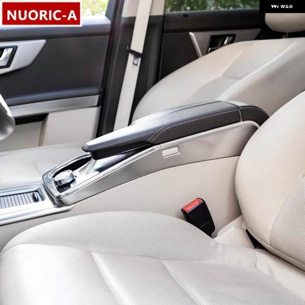 並行輸入品 ステンレス 車用 コンソール アームレスト パネル サイド フレーム カバー ストリップ...