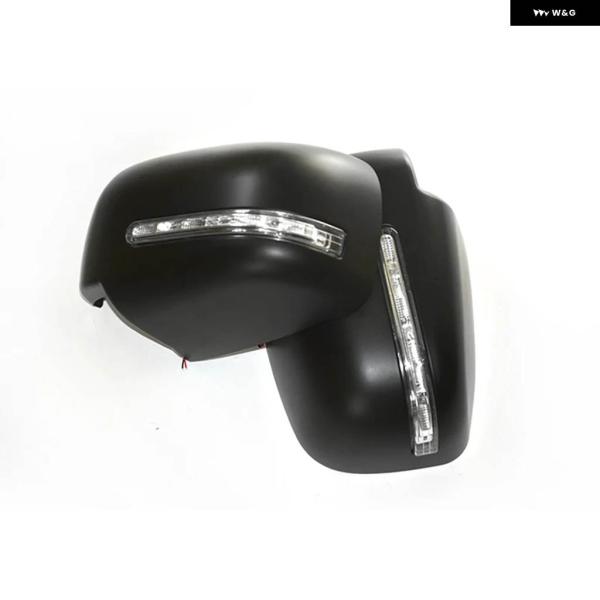 【並行輸入品】LEDリアビューミラー カバー カークロームモールディング 三菱 トライトン L200...