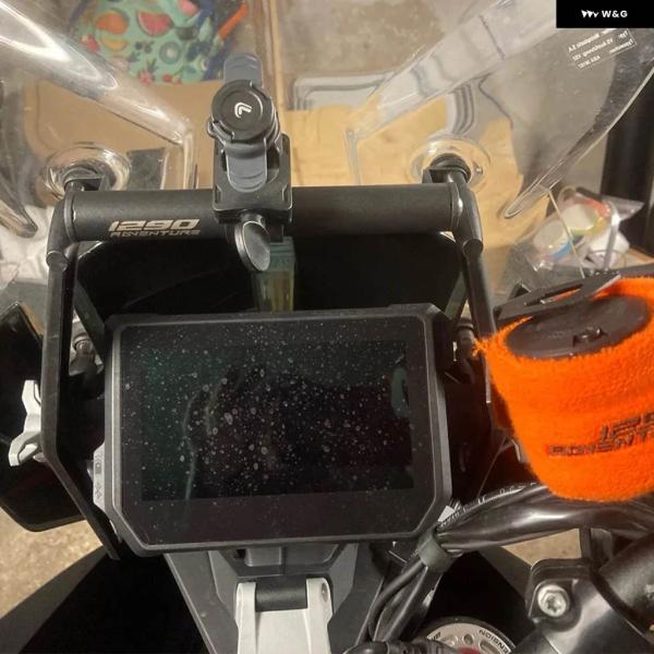 並行輸入品 オートバイ GPSスマートフォンナビゲーション マウント ブラケット アダプター ホルダ...