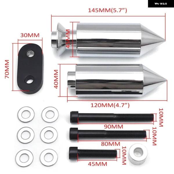 並行輸入品 2006-2007 ヤマハ 06-07 オートバイ 部品 クロームスパイク フレーム ス...