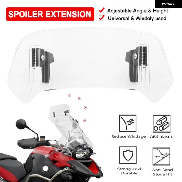 並行輸入品 BMW K1300S フロントガラス 汎用 クランプオン可変 フロントガラス スポイラー...