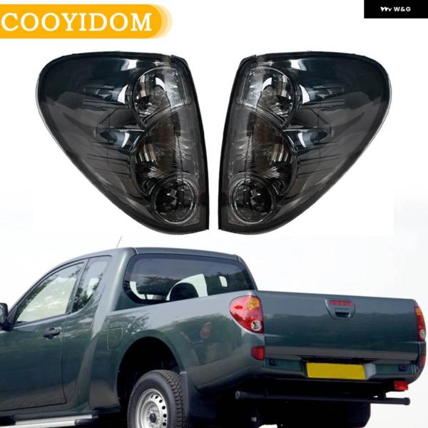 並行輸入品 リア リバース ブレーキ ストップ ランプ カー スモーク テール ライト 三菱 L20...