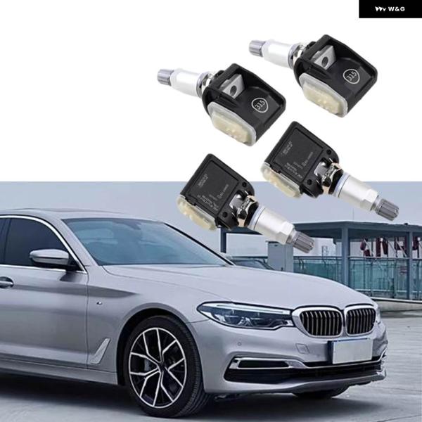 並行輸入品 4個 TPMS タイヤ エア圧 センサー BMW 530E セダン G30 2018 2...