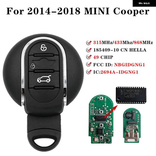 並行輸入品 2014-2018 ミニ クーパー クラブマン Fシリーズ F55 F56 キーレス ゴ...