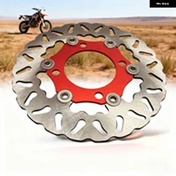 並行輸入品 220MM 4穴 バイク ブレーキディスク フローティング パワースポーツパーツ CRF...