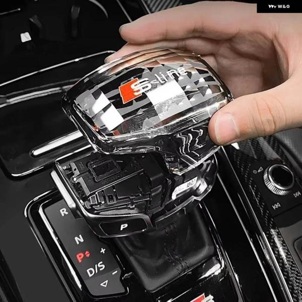 並行輸入品 アウディ クリスタル ギア シフト ハンドル ヘッド レバー A6 C8 A6L RS7...