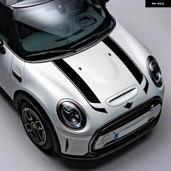 並行輸入品 車用フード ステッカー デカール ロングストリップデコレーション ミニクーパーS JCW...