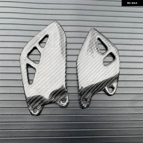 並行輸入品 カワサキ ZX-10R 2011-2024 2023 100% カーボンヒールガード リ...