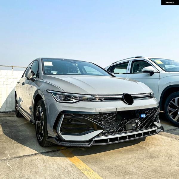 【並行輸入品】フロント バンパー スポイラー リップ フォルクスワーゲン VW ゴルフ 8.5 / ...