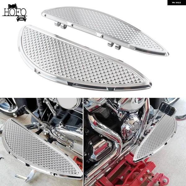 【並行輸入品】ダイヤモンド スタイル フロントドライバー フロアボード フットペグ キット クローム...