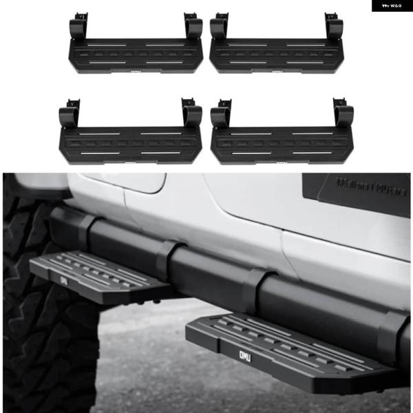 並行輸入品 ジープ ラングラー JL ルビコン 2019-2025 アルミ 4個セット サイドステッ...