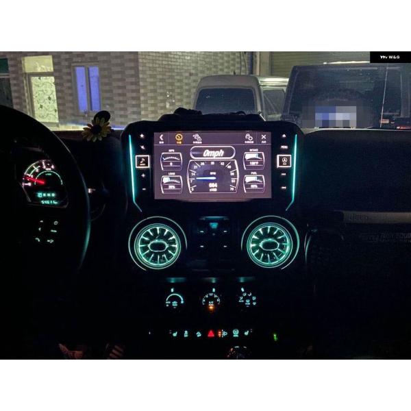 【並行輸入品】RGB LED デコレーションライト インテリア エアベント カーライトキット ジープ...