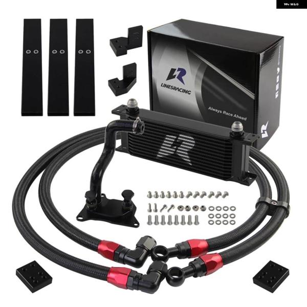 並行輸入品アルミ 10-AN オイルクーラー キット 13列 AN10 VW ゴルフ MK7 GTI...