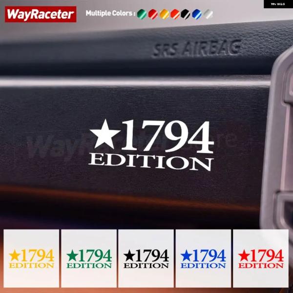 並行輸入品 トヨタ 1794エディション ビニール デカール インテリア ダッシュボード 窓 ボディ...