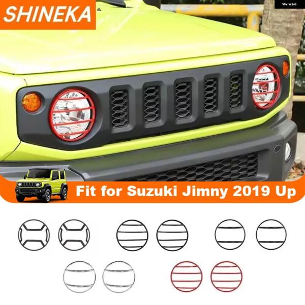 【並行輸入品】ランプフード フロント ヘッドライト ランプ 装飾 カバー スズキ ジムニー 2019...