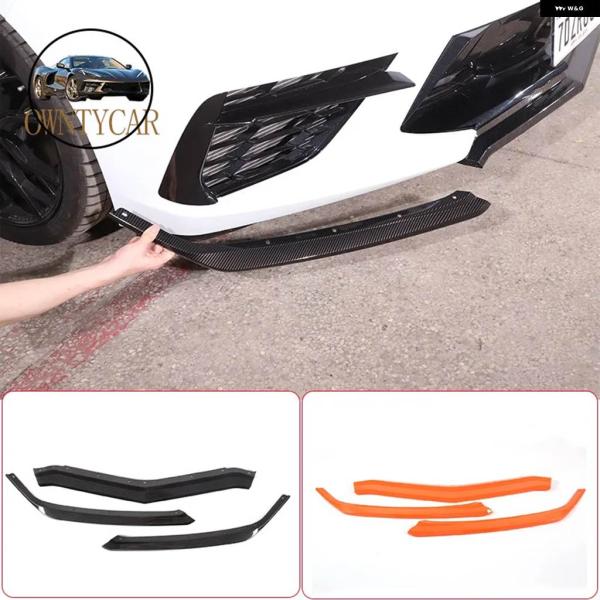 【並行輸入品】シボレー コルベット C8 20-23車用ABSカーボン フロント バンパー リップス...