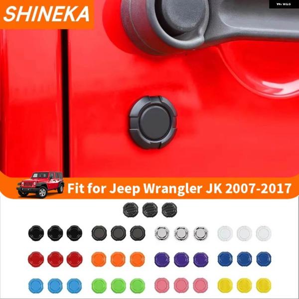 【並行輸入品】ドアロックキーホールキーソケット 装飾 カバー ジープ ラングラー JK 2007-2...