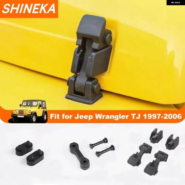 【並行輸入品】エンジン フックロックバックルカバー パッド ゴムマット ジープ ラングラー TJ 1...