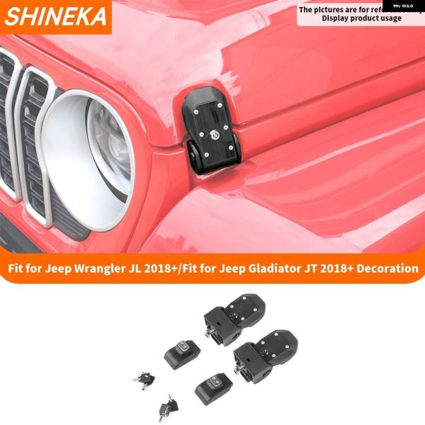 【並行輸入品】エンジン ボンネット ラッチキャッチロックバックルアクセサリー ジープ ラングラー J...