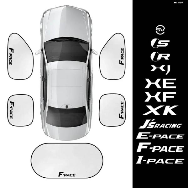 並行輸入品 車用サンシェードプロテクター サイドウィンドウカバー シールド パラソル ジャガー F-...