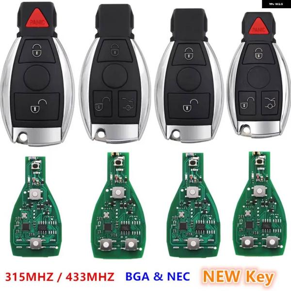 並行輸入品 2/3/4 ボタン リモート カー キー フォブ 315MHZ / 433MHZ NEC...