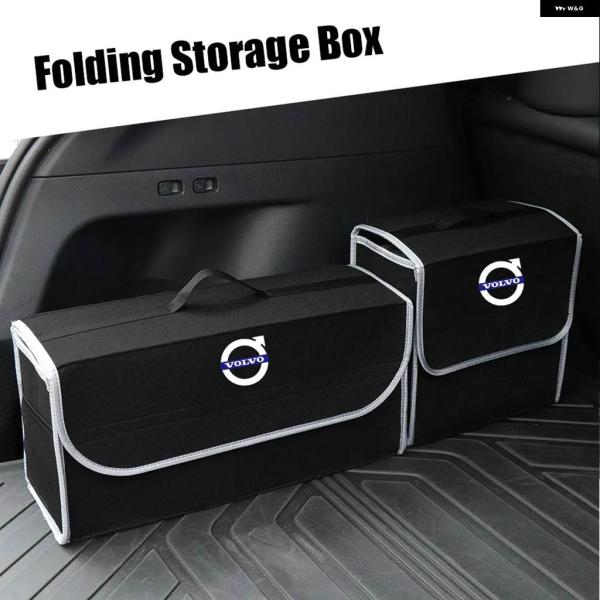 並行輸入品 車用 トランク 収納 バッグ フェルトクロス オーガナイザー ボックス ボルボ V40 ...