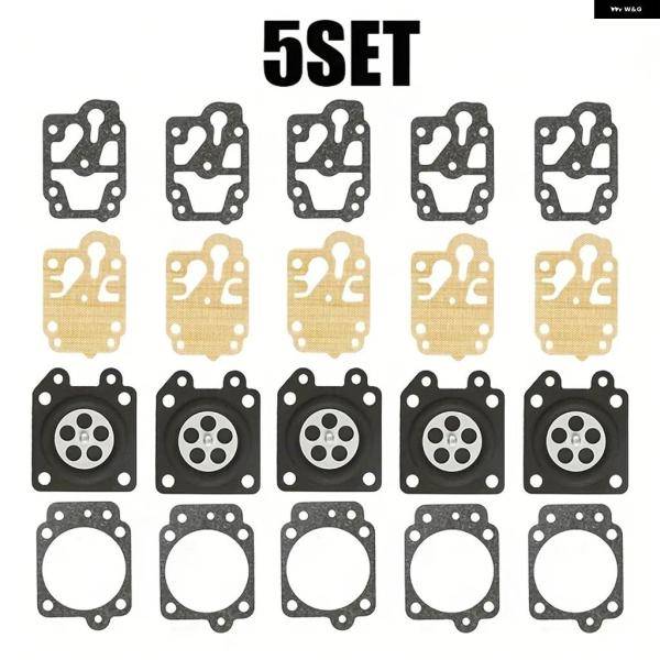 並行輸入品 ウォルブロ製 キャブレター ガスケット5セット4ピースセット草刈り機用 キャブレター リ...