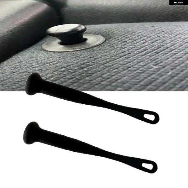 並行輸入品 2個 リアシート バックレスト リリース プルロッド ブラック 1H0885683 VW...