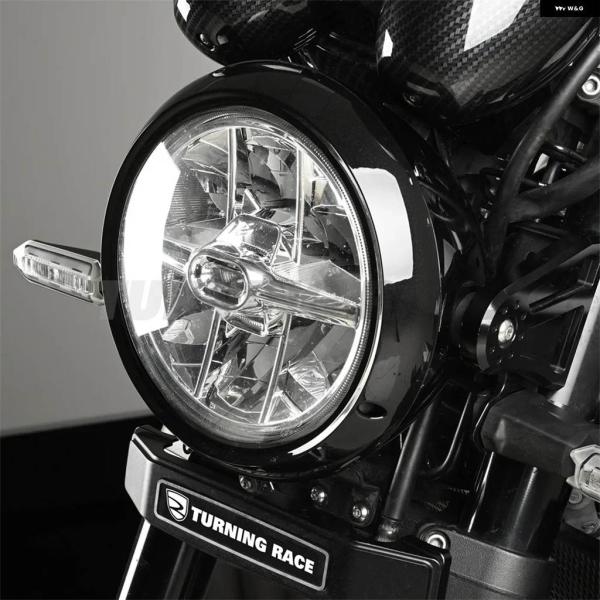 並行輸入品 カワサキ Z900RS 2018-2025 ヘッドライト リムメッキ W800 2020...