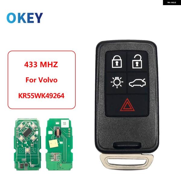 並行輸入品 リモートキー 433MHZ ボルボ S60 S80 V40 V60 V70 XC60 X...