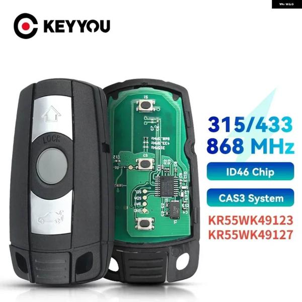 並行輸入品 BMW CAS3 システム リモートキー 5個 434MHZ/315MHZ/868MHZ...
