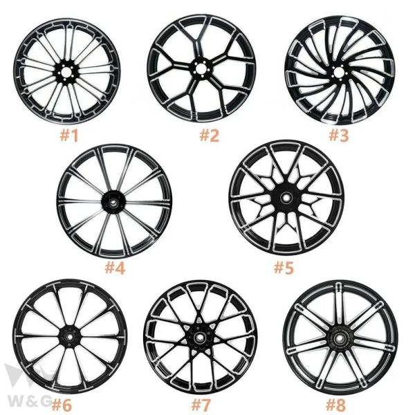 ホイールハブ26 インチx 3.5インチシングルディスクハブハーレーツーリングロードサイクリングスト...