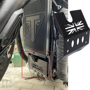 トライアンフボンビネルブラックシャーシengin保護カバー滑り止めプレートエンジン保護カバー バイクパーツ 部品 互換品 カスタム アクセサリー｜ectmmstore