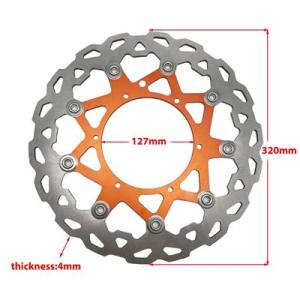 320MMステンレスフローティング KTM 125-450 SX XC 1998-2020 125-...