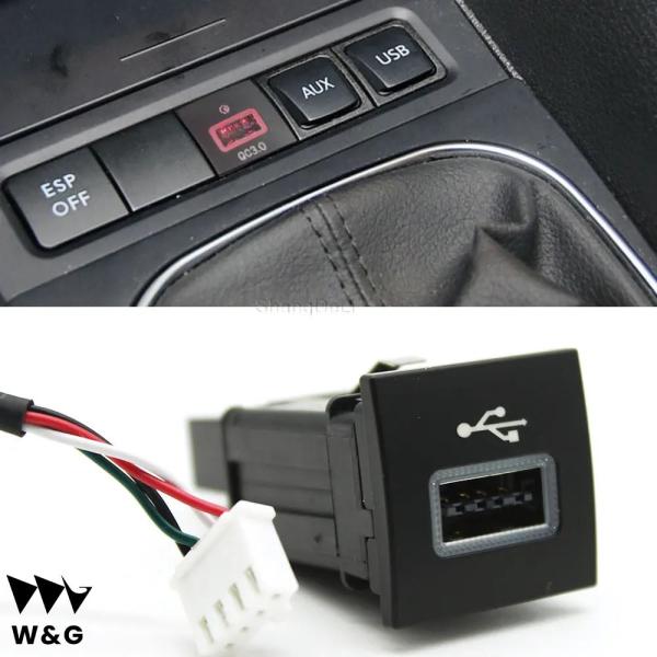 車 USB オーディオ USB データ読書接続アダプター VW ゴルフ 6 カスタムパーツ カーアク...