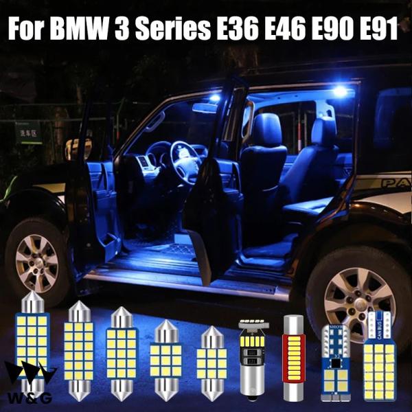 BMW 3 シリーズ E36 E46 M3 E90 セダン E91 ツーリング車 LED 電球インテ...