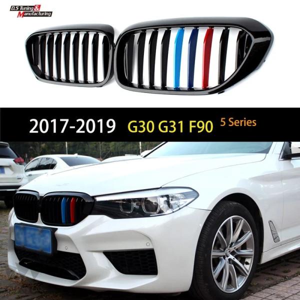 フロントキドニーバンパーグリルレーシンググリル BMW G30 G31 5シリーズ セダンワゴン F...