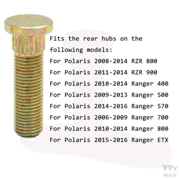 Polaris rzr ranger 4/6 800 900 400 500 etx 570インチ ...