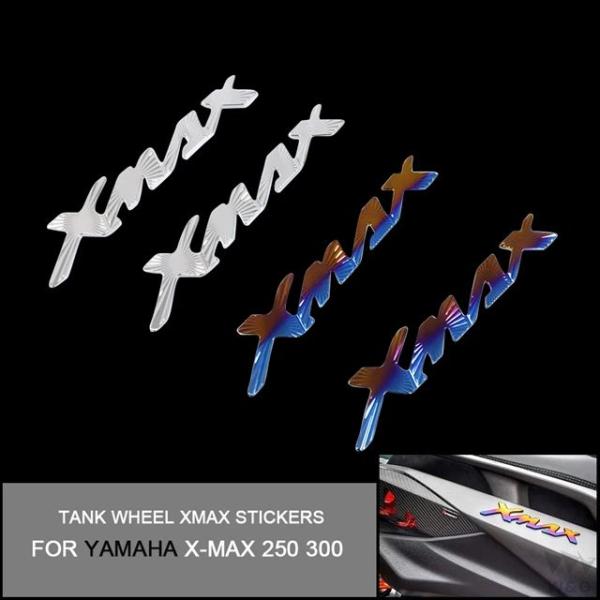 バイクエンブレム バッジステッカー ヤマハ用ホイールxmaxステッカーX-MAX 250 xmax2...