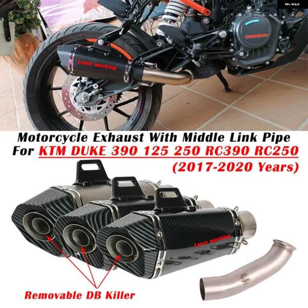 並行輸入品 KTM DUKE 390 125 250 RC390 RC250 2017-20 エキゾ...